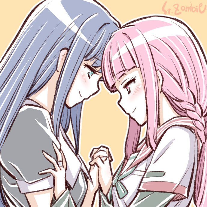 tamaki iroha and nanami yachiyo (mahou shoujo madoka magica and 1 more) drawn by studiozombie