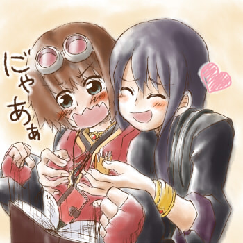 yuri lowell and rita mordio (tales of and 1 more) drawn by maruru_(marimo811)