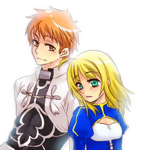 artoria pendragon, saber, emiya shirou, and archer (fate and 2 more)