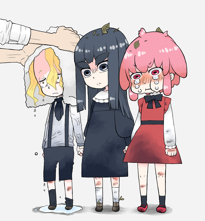 kiryuuin satsuki, jakuzure nonon, iori shirou, and soroi mitsuzou (kill la kill) drawn by eugenio2nd