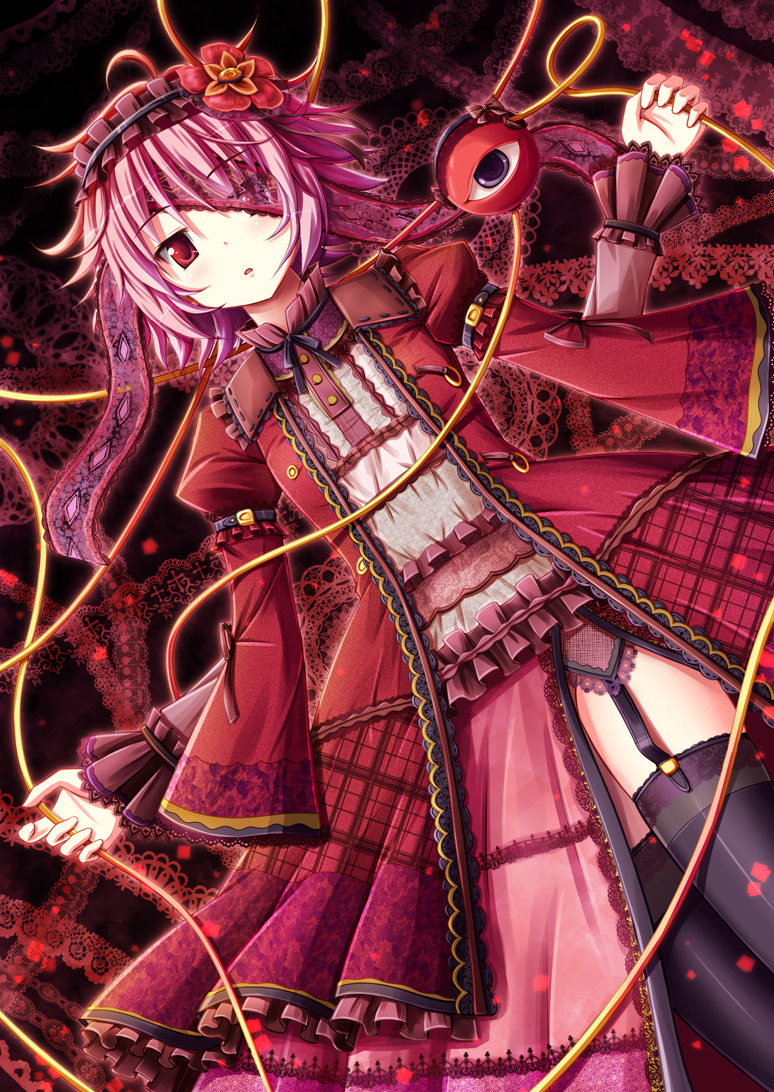 komeiji satori (touhou) drawn by akashio_(loli_ace)