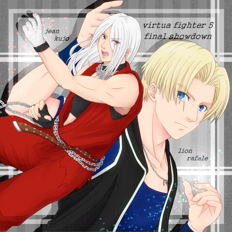 lion rafale and jean kujo (virtua fighter and 2 more) drawn by jasmine918