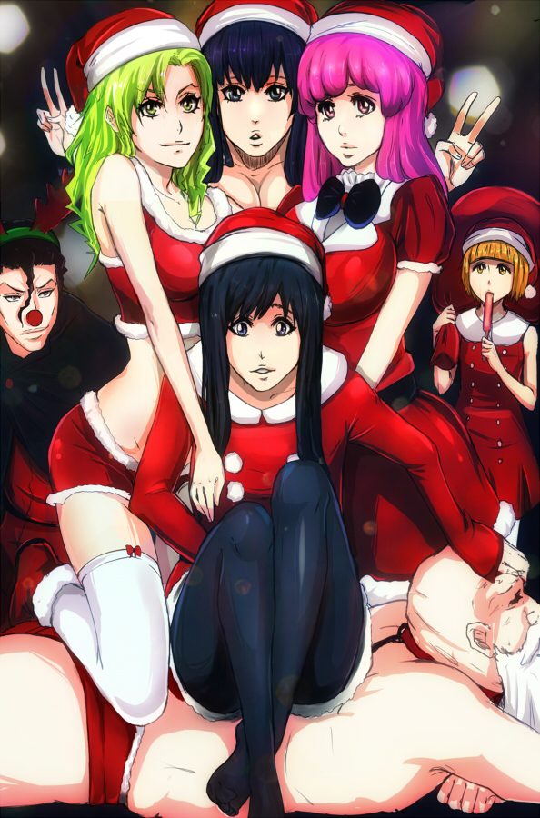 bambietta basterbine, giselle gewelle, candice catnipp, liltotto lamperd, meninas mcallon, and 2 more (bleach and 1 more) drawn by yukitoko