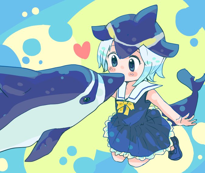 common dolphin (kemono friends) drawn by rureko_(torimura)