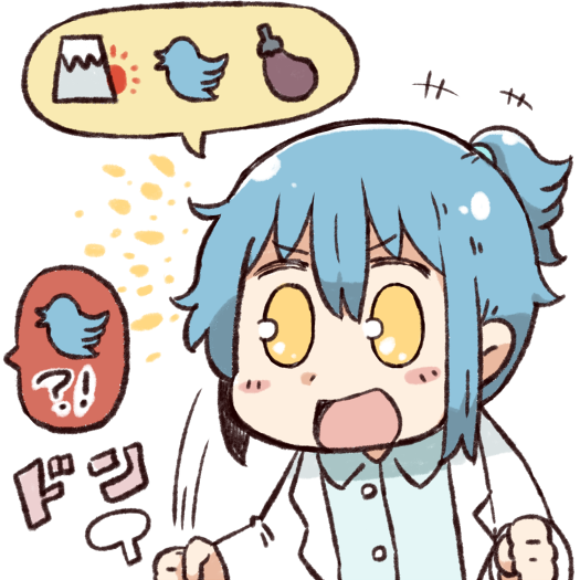 twitter-san (original and 1 more) drawn by tsukigi