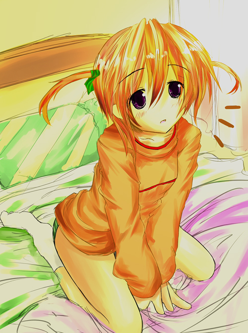takamachi nanoha (lyrical nanoha and 1 more) drawn by mag_(giraffe009)