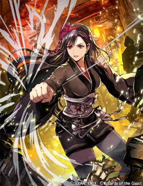 tifa lockhart (final fantasy and 3 more) drawn by nijihayashi