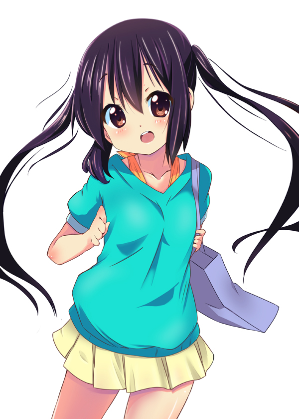 nakano azusa (k-on!) drawn by kurou_(quadruple_zero)