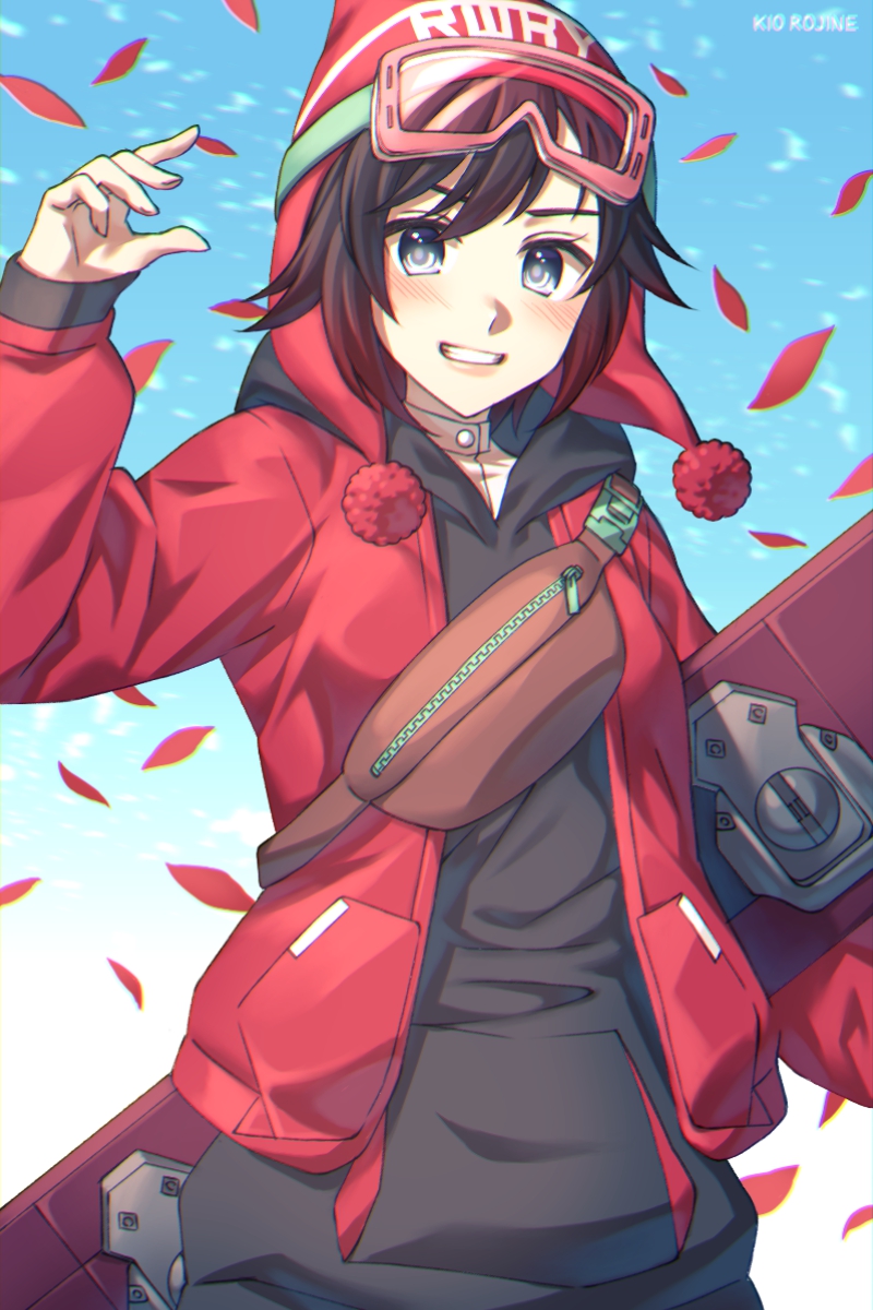 ruby rose (rwby and 1 more) drawn by kio_rojine