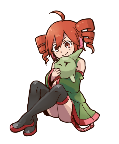 kasane teto and larvitar (pokemon and 1 more) drawn by oyamano_mayo