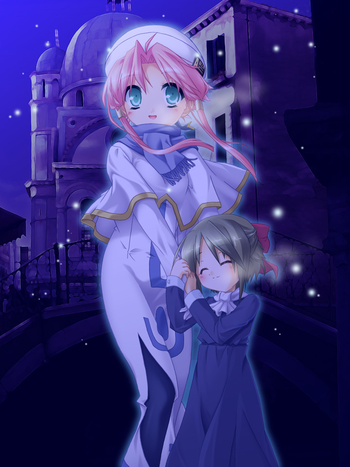 mizunashi akari and aino ai (aria) drawn by fuu_(koneko_no_yomeiri)