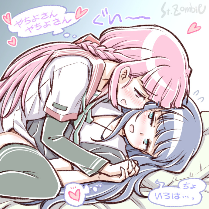 tamaki iroha and nanami yachiyo (mahou shoujo madoka magica and 1 more) drawn by studiozombie
