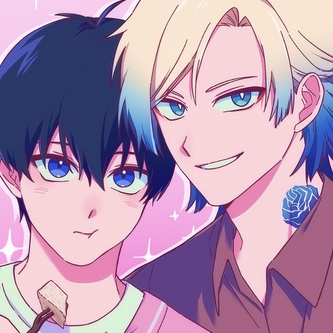 isagi yoichi and michael kaiser (blue lock) drawn by dearahyeon