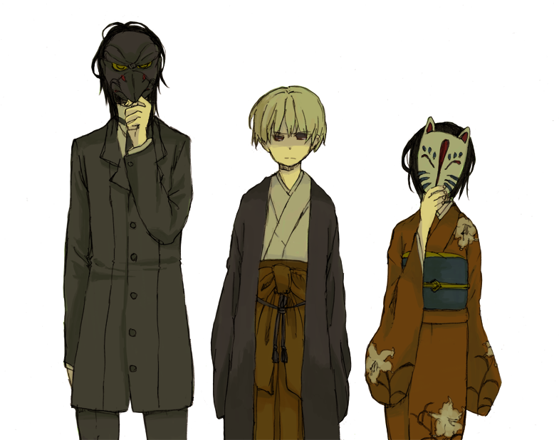 haruka, youko, and ichinomiya kantarou (tactics) drawn by unyonaka_(nakamura)