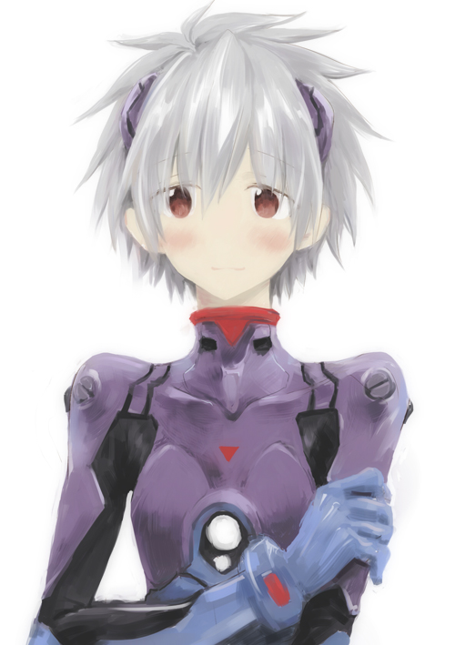 nagisa kaworu (neon genesis evangelion) drawn by mm6kghs