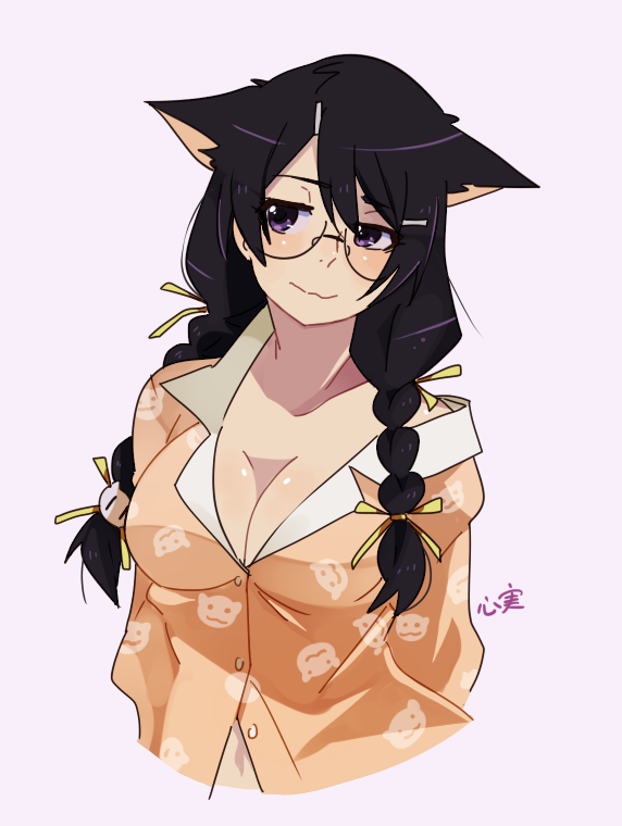hanekawa tsubasa (monogatari and 1 more) drawn by kokomi_(aniesuakkaman)