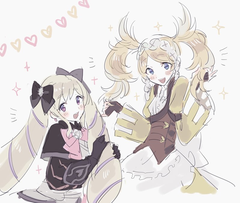 elise and lissa (fire emblem and 2 more) drawn by noii