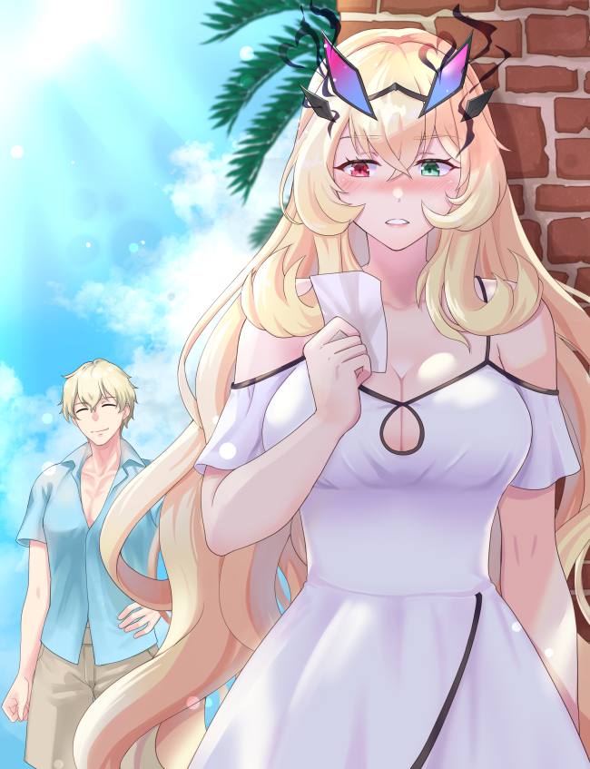 barghest and gawain (fate and 1 more) drawn by saksan123