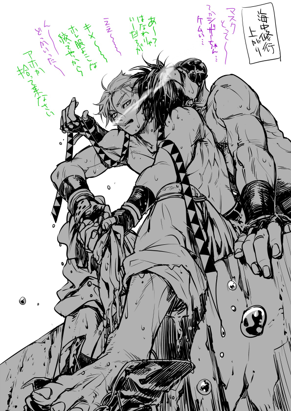 joseph joestar and caesar anthonio zeppeli (jojo no kimyou na bouken and 1 more) drawn by saitooo