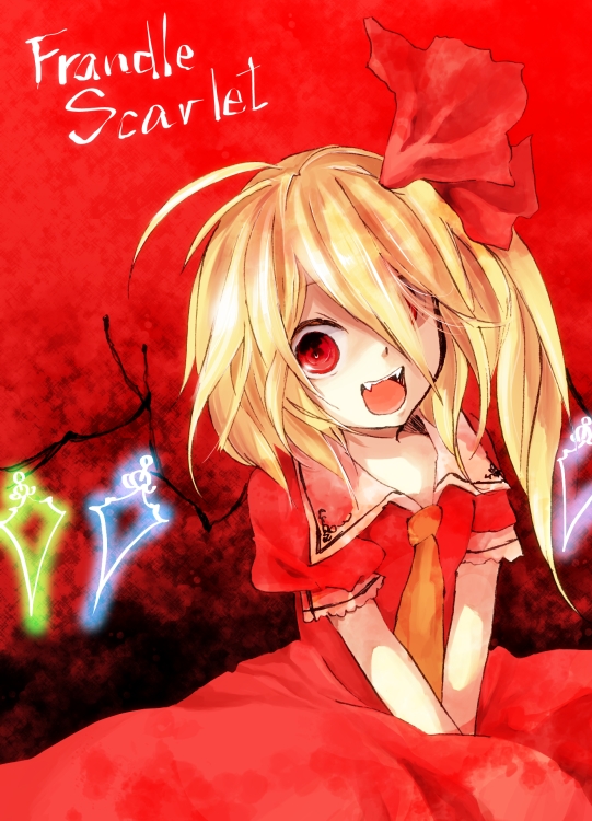 flandre scarlet (touhou and 1 more) drawn by makuwauri