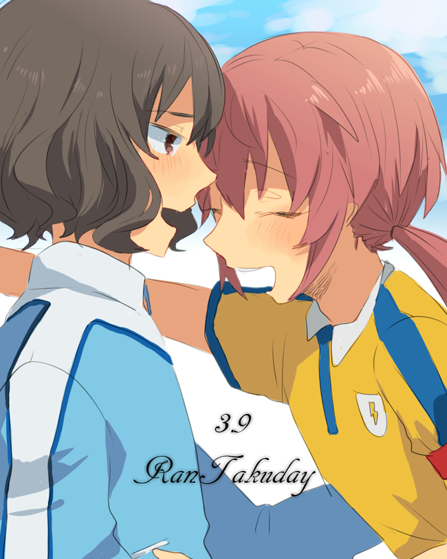 kirino ranmaru and shindou takuto (inazuma eleven and 2 more) drawn by shirota69