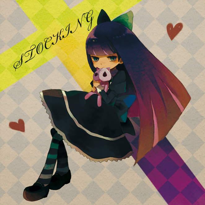 stocking and honekoneko (panty & stocking with garterbelt) drawn by yumi_(tuzisaka)