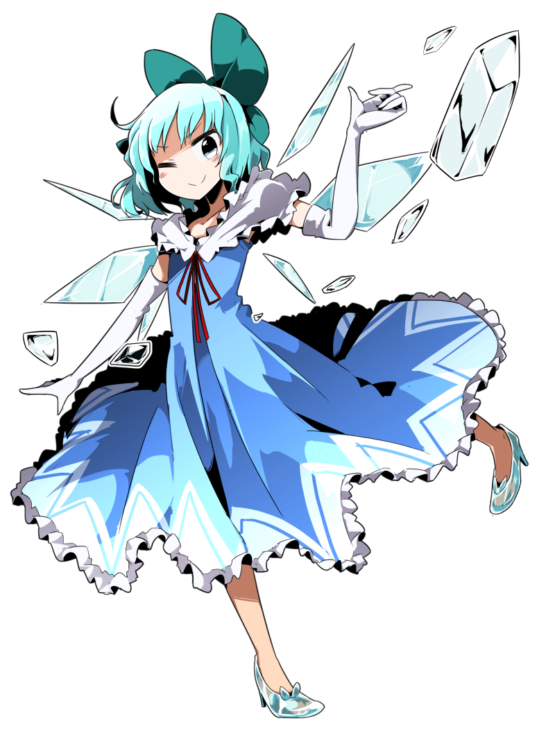 cirno (touhou and 3 more) drawn by taniya_raku