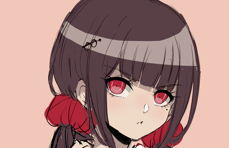 harukawa maki (danganronpa and 1 more) drawn by criis-chan