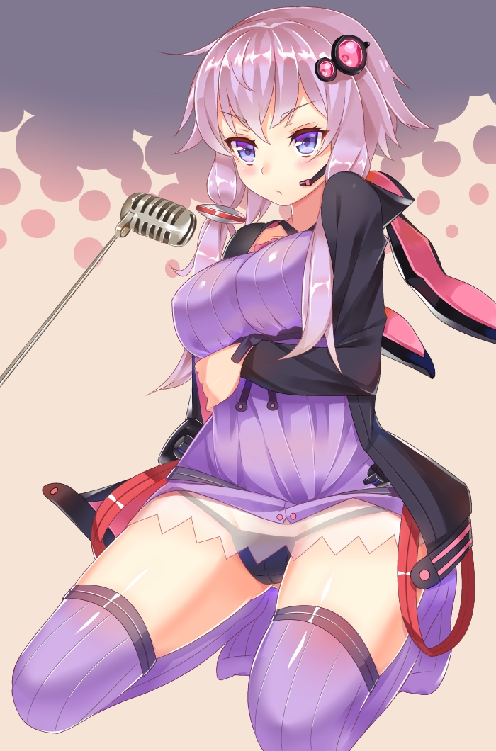 yuzuki yukari (vocaloid and 1 more) drawn by ashu