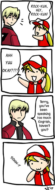 terry bogard and rock howard (fatal fury and 1 more)