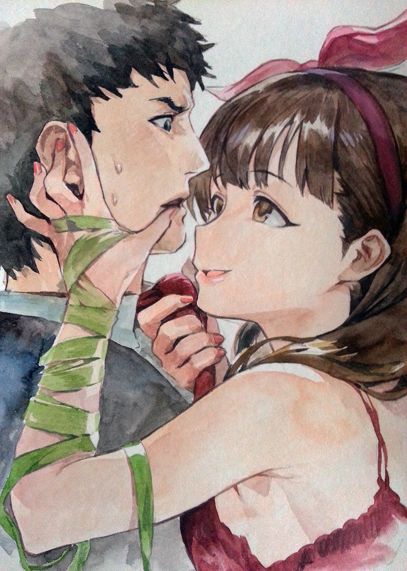 producer and sakuma mayu (idolmaster and 1 more) drawn by modare