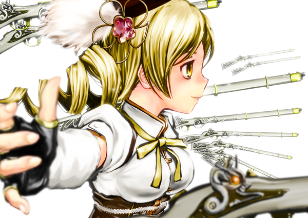 tomoe mami (mahou shoujo madoka magica) drawn by amon_(mulciber)