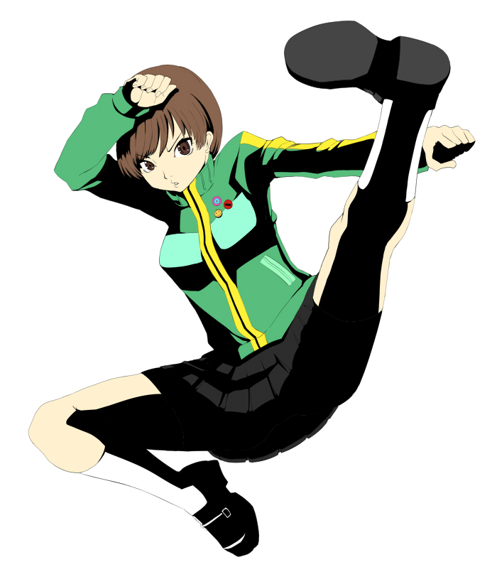 satonaka chie (persona and 1 more) drawn by eiji_(eiji)