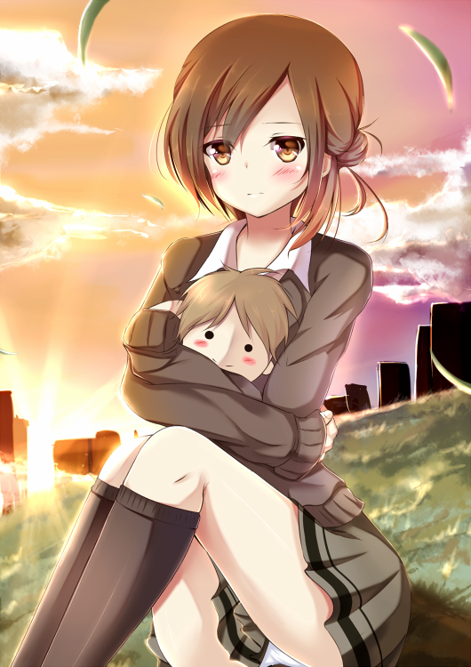 fujimiya kaori and hase yuuki (isshuukan friends) drawn by popopipi77
