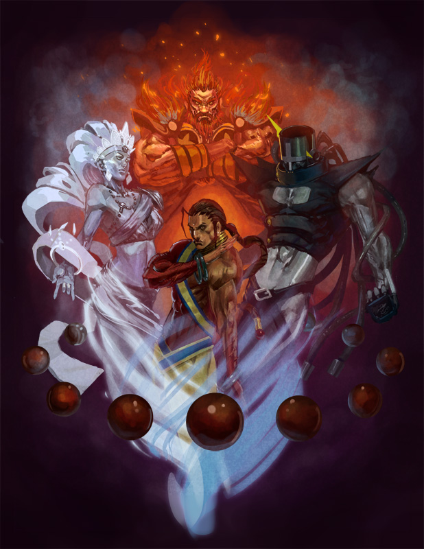 donovan baine (darkstalkers) drawn by dre