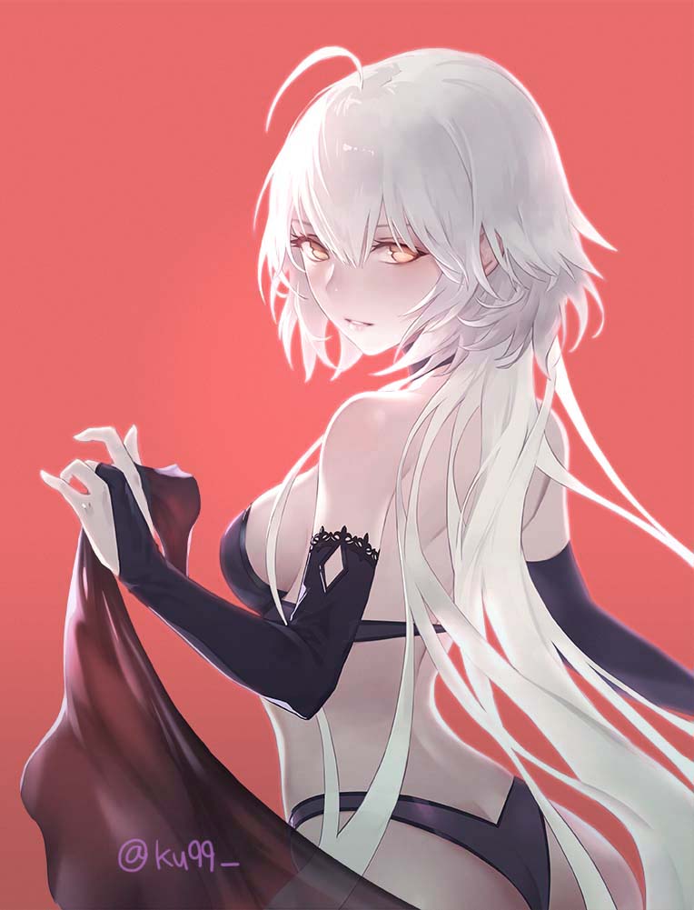 jeanne d'arc alter (fate and 1 more) drawn by ku99_(kugugu)