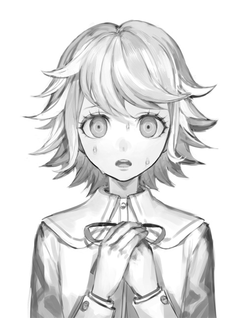 fujisaki chihiro (danganronpa and 1 more) drawn by naoko_(artist)