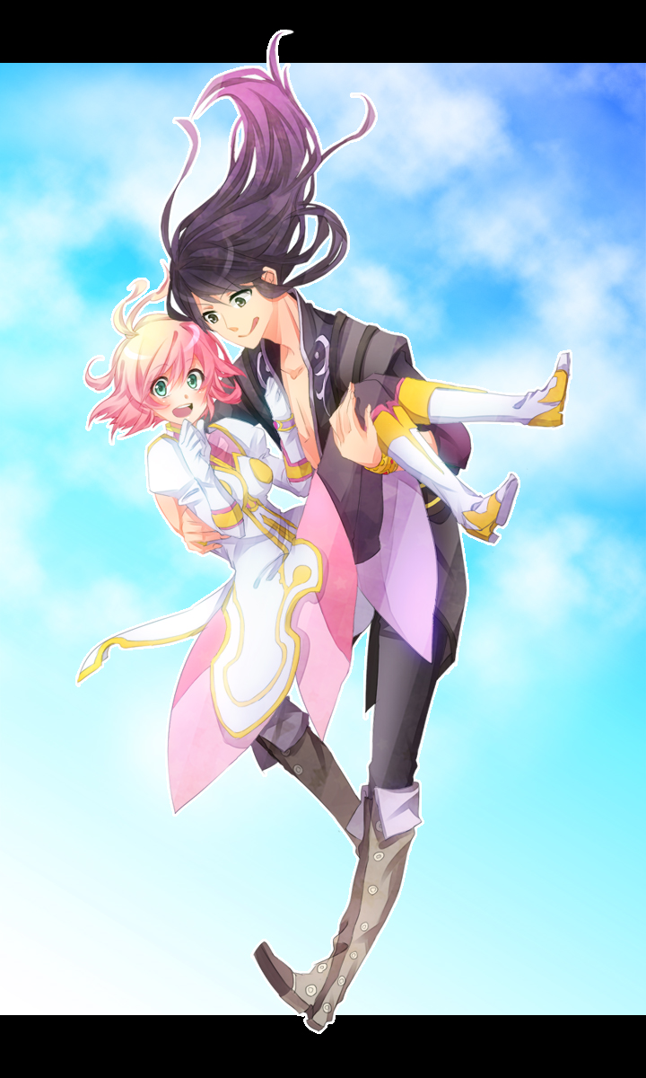 yuri lowell and estellise sidos heurassein (tales of and 1 more) drawn by ayatsuji_mia