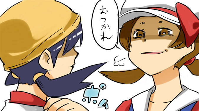 lyra and kris (pokemon and 2 more) drawn by ebi_(daidalwave)