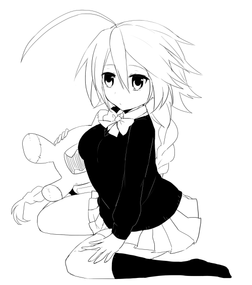 lambda-11 and tartar (blazblue) drawn by yuya_(oshidori)