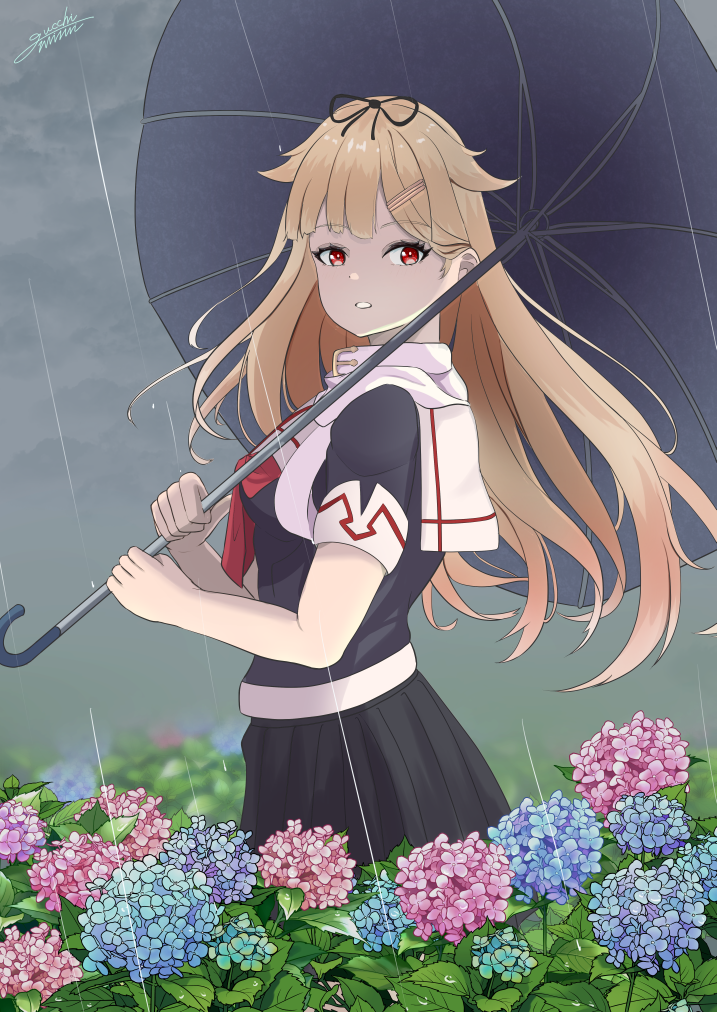 yuudachi and yuudachi kai ni (kantai collection) drawn by gucchi_(gucchi_zuizui)