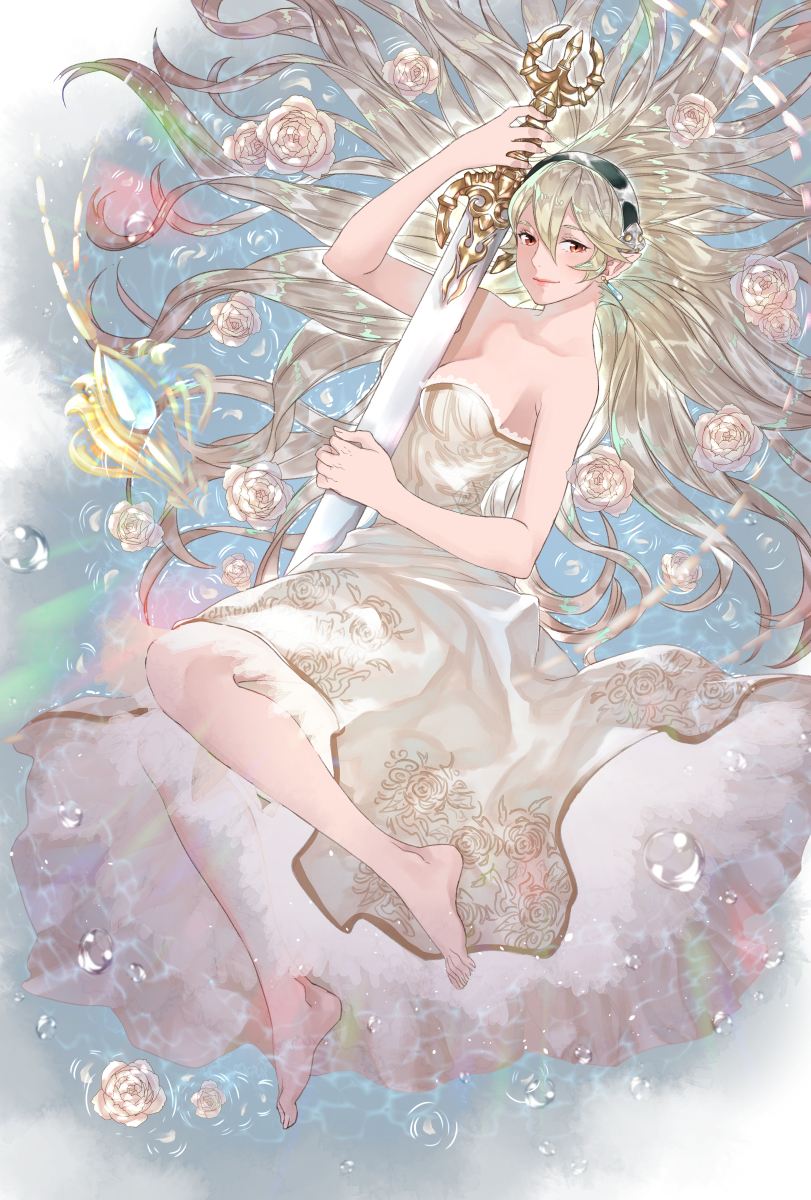 female corrin (fire emblem and 1 more) drawn by krazehkai