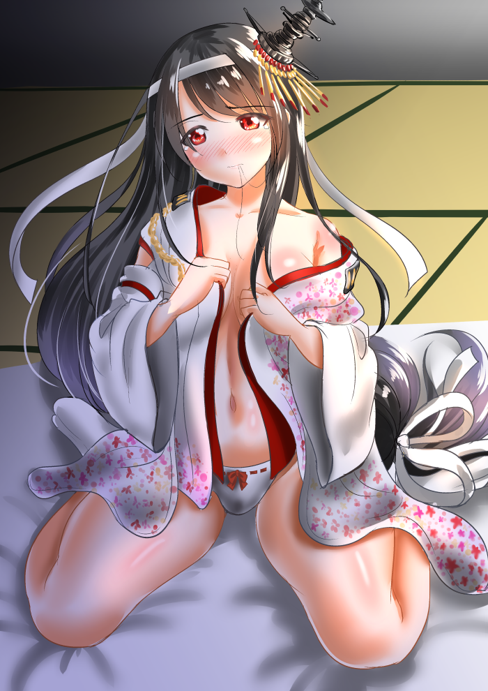 fusou and fusou kai ni (kantai collection) drawn by kasugano_tobari