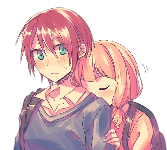 uehara himari and udagawa tomoe (bang dream!) drawn by re_ghotion