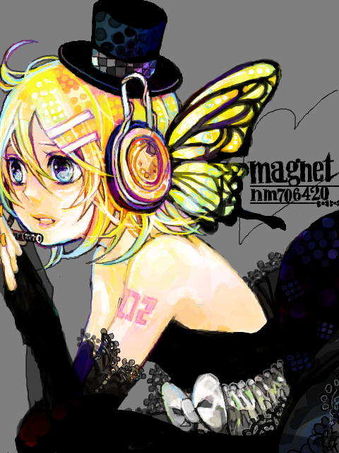 kagamine rin (vocaloid and 1 more) drawn by wory
