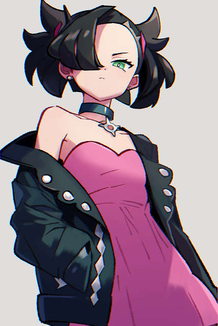 marnie and clocker (pokemon and 1 more) drawn by rewin_(nobabys_perfect)