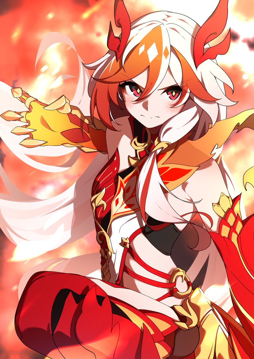 fu hua (honkai and 1 more) drawn by ecliygame