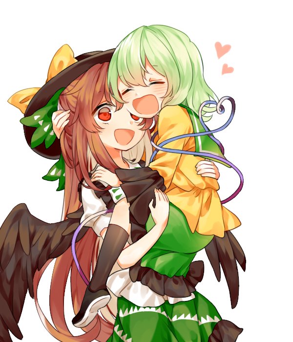 komeiji koishi and reiuji utsuho (touhou) drawn by misha_(hoongju)