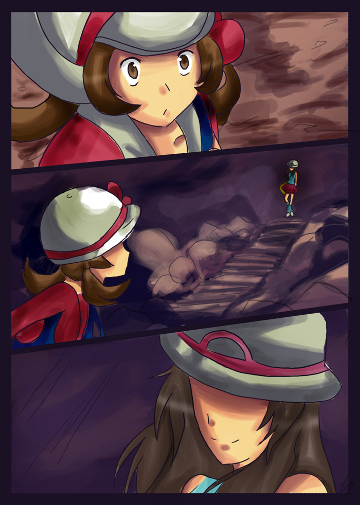 leaf and lyra (pokemon and 2 more) drawn by roos