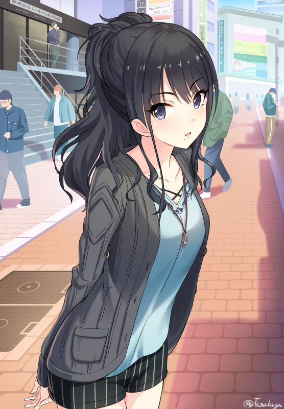 kazano hiori (idolmaster and 1 more) drawn by tamakaga